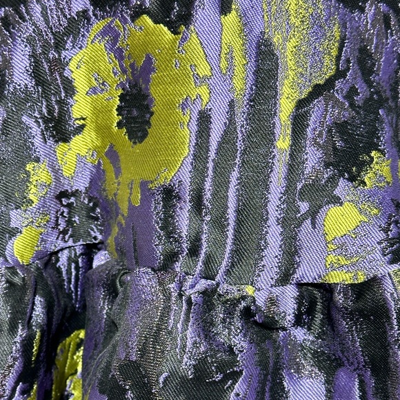 Too La Roo Couture Look Special Occasion Dress Black Purple Yellow Bubble Sz 4 - Picture 14 of 14